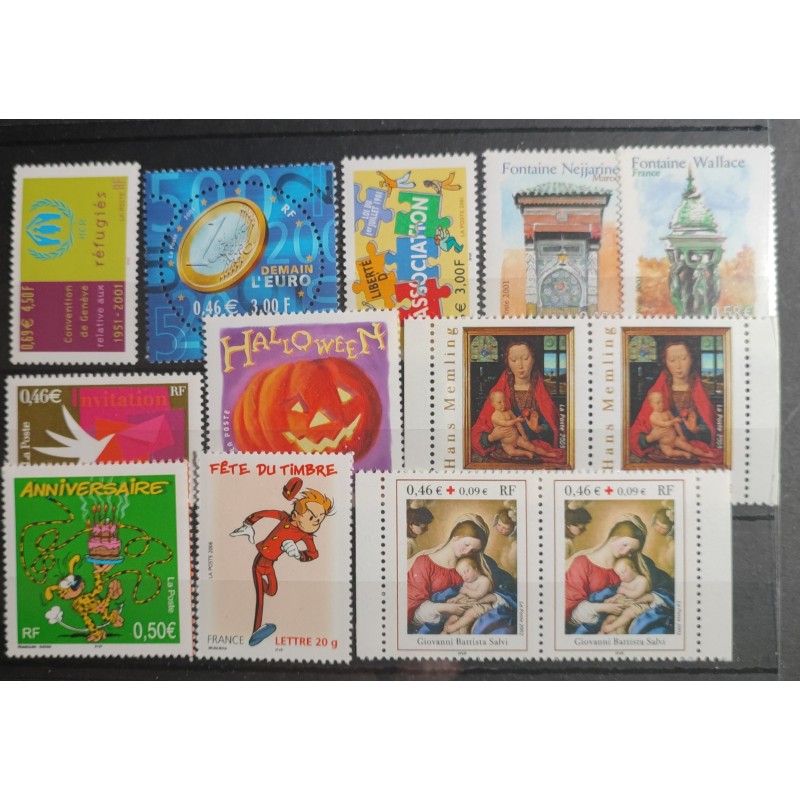 copy of FRANCE 2002 timbre 3458b type MARIANNE ROULETTE neuf** MNH