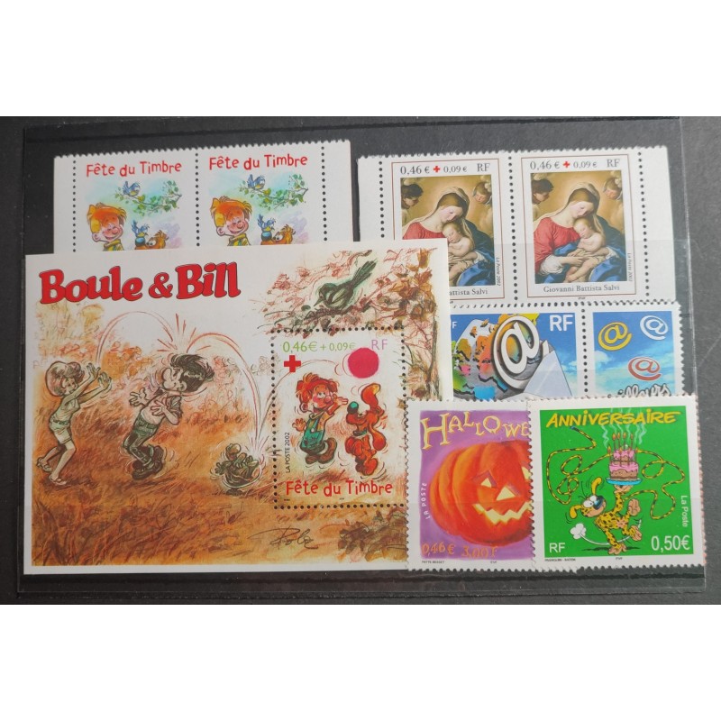 FRANCE LOT TIMBRES années 2000 neufs** VF MNH STAMPS J035