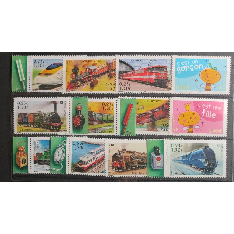 FRANCE LOT TIMBRES années 2000 neufs** VF MNH STAMPS J038