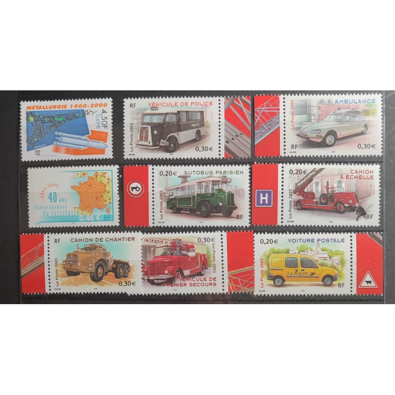 FRANCE LOT TIMBRES années 2000 neufs** VF MNH STAMPS J041