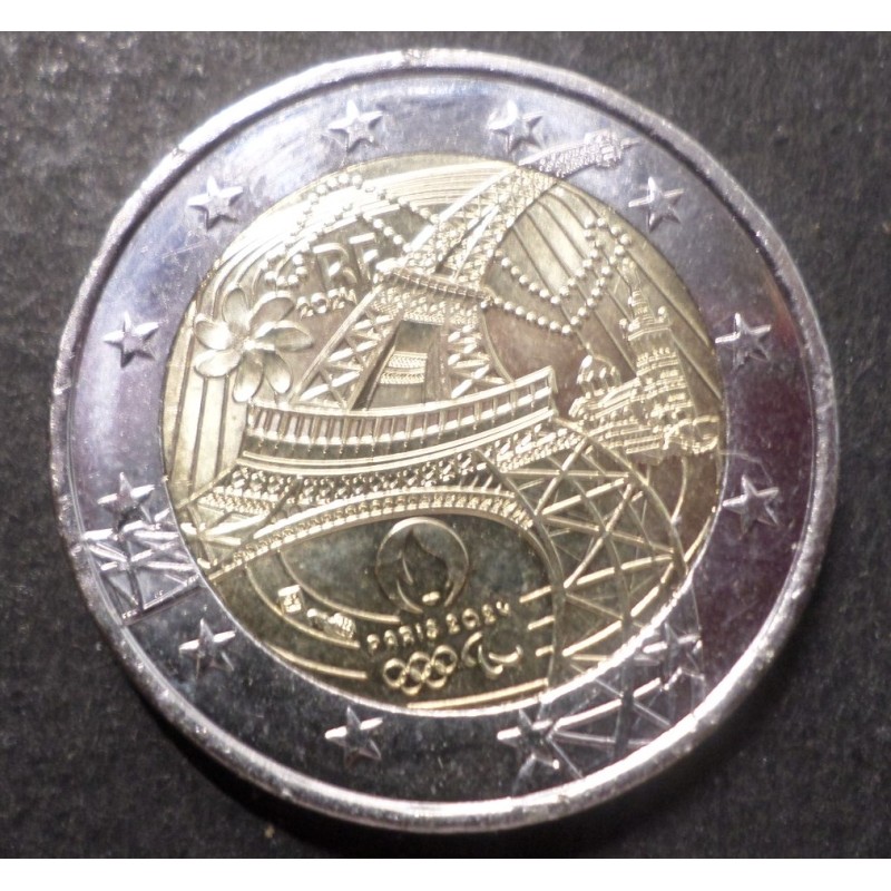 FRANCE PIECE DE MONNAIE 2 euro 2024 JEUX OLYMPIQUES PARIS TTB