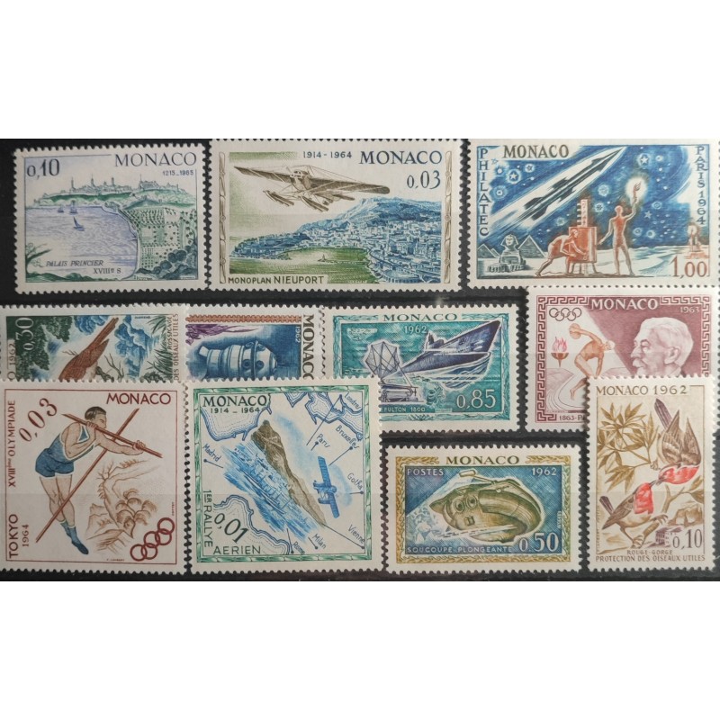 copy of MONACO LOT TIMBRES ANNEES '60 neufs** LUXE MNH STAMPS J012