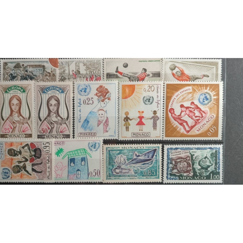 copy of MONACO LOT TIMBRES ANNEES '60 neufs** LUXE MNH STAMPS J012