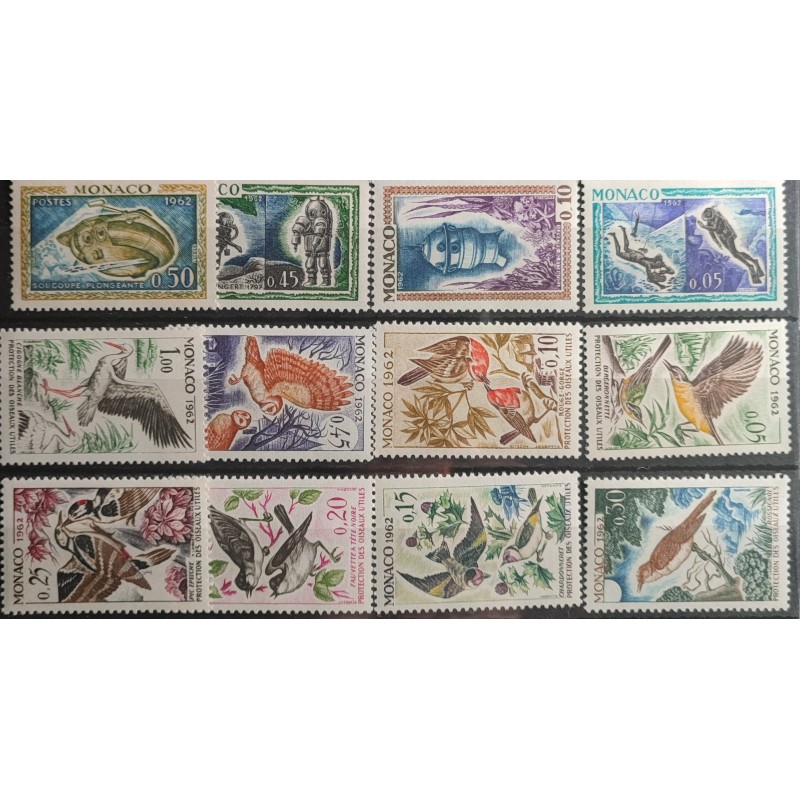 copy of MONACO LOT TIMBRES ANNEES '60 neufs** LUXE MNH STAMPS J012