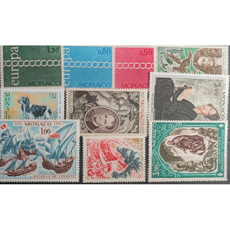 copy of MONACO LOT TIMBRES ANNEES '60 neufs** LUXE MNH STAMPS J012