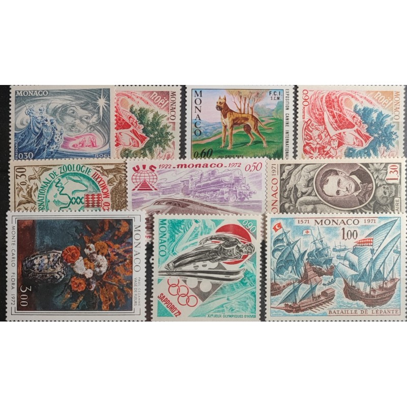 copy of MONACO LOT TIMBRES ANNEES '60 neufs** LUXE MNH STAMPS J012