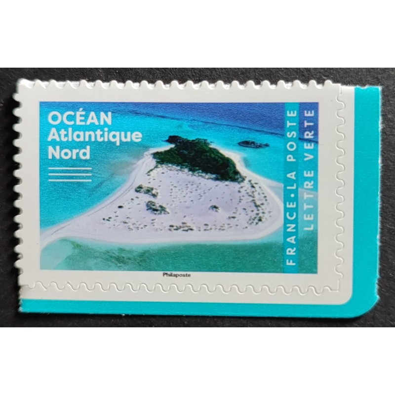 TIMBRE FRANCE 2025 OCEAN ATLANTIQUE NORD ILOT AUTOADHESIF neuf** MNH
