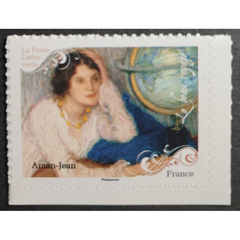 TIMBRE FRANCE 2024 ART GLOBE PEINTURE LE BEAU VOYAGE AUTOADHESIF neuf** MNH