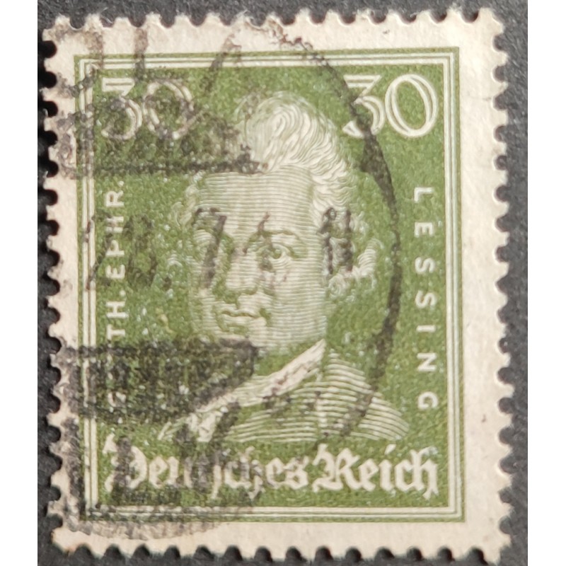 copy of ALLEMAGNE GERMANY 1926-27 TIMBRE CLASSIQUE 388 BACH oblitéré cachet rond