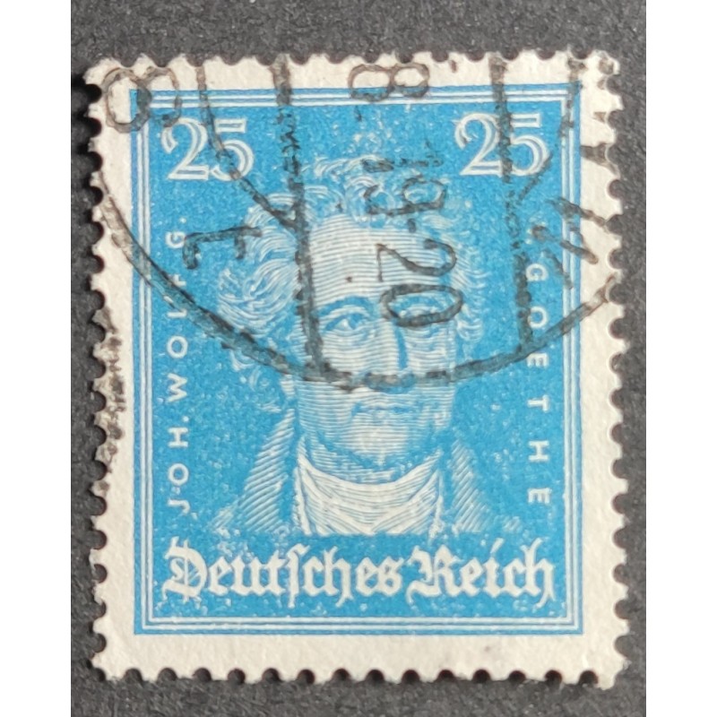 copy of ALLEMAGNE GERMANY 1926-27 TIMBRE CLASSIQUE 388 BACH oblitéré cachet rond