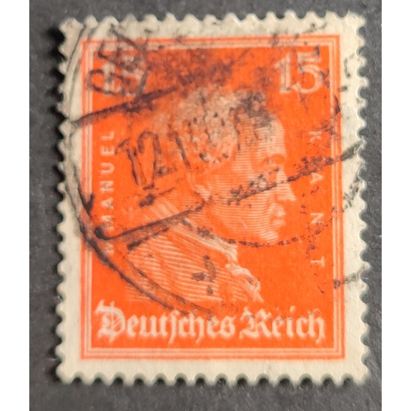 copy of ALLEMAGNE GERMANY 1926-27 TIMBRE CLASSIQUE 388 BACH oblitéré cachet rond