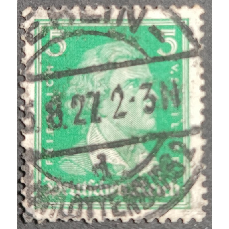 copy of ALLEMAGNE GERMANY 1926-27 TIMBRE CLASSIQUE 388 BACH oblitéré cachet rond