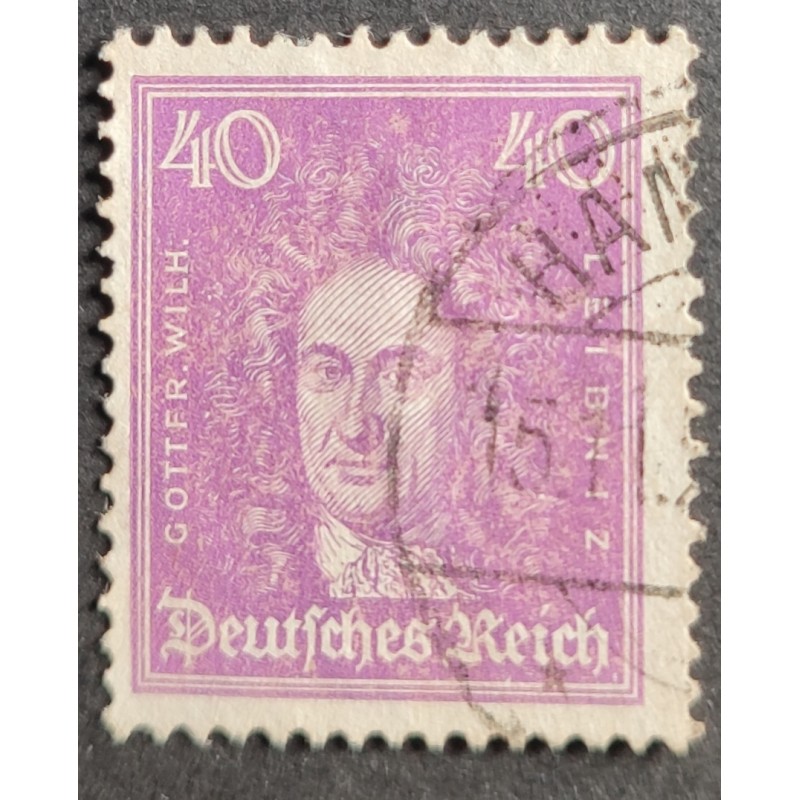 copy of ALLEMAGNE GERMANY 1926-27 TIMBRE CLASSIQUE 388 BACH oblitéré cachet rond
