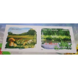 FRANCE 2009 CARNET BC303 AUTOADHESIFS TIMBRES FLORE REGIONS neuf** FLEURS MNH