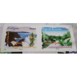 copy of FRANCE 2009 CARNET BC303 AUTOADHESIFS TIMBRES FLORE REGIONS neuf** FLEURS MNH