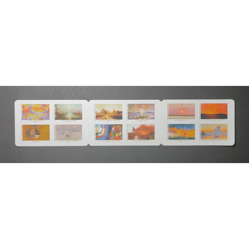 OCEANS CARNET 12 TIMBRES AUTOADHESIFS FRANCE 2025 MERS PAYSAGES neuf** MNH