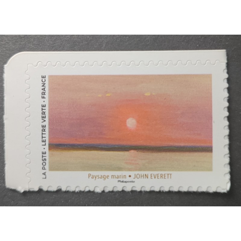 TIMBRE FRANCE 2025 SOLEIL PAYSAGE MER TABLEAU ART EVERETT AUTOADHESIF neuf** MNH