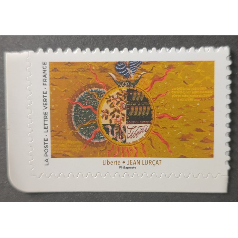 TIMBRE FRANCE 2025 SOLEIL LIBERTE TABLEAU ART LURÇAT AUTOADHESIF neuf** MNH
