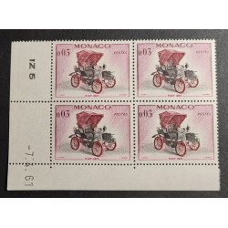 MONACO 1961 TIMBRE 559 COIN...