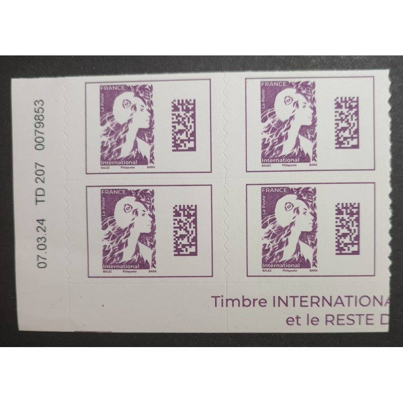 TIMBRE FRANCE 2023 COIN DATE 2360 MARIANNE AVENIR DATAMATRIX AUTOADHESIF neuf**