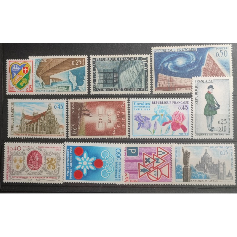 copy of MONACO LOT TIMBRES ANNEES '60 neufs** LUXE MNH STAMPS J012
