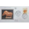 FRANCE 2007 FDC 1° JOUR TIMBRE AUTOADESIF 103A ANNEE LUNAIRE CHINOISE COCHON