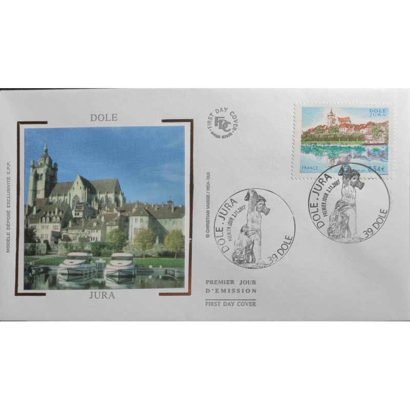 FRANCE 2007 FDC 1° JOUR TIMBRE 4108 SERIE TOURISTIQUE DOLE JURA