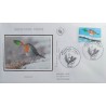 FRANCE 2003 FDC 1° JOUR TIMBRE 3621 MEILLEURS VOEUX OISEAU ROUGE GORGE NOEL