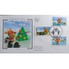 FRANCE 2006 FDC 1° JOUR 3 TIMBRES AUTOADHESIFS 97/98/100 PINGOUINS NOEL