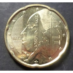 FRANCE PIECE DE MONNAIE 20 centimes d euro 2024 JOSEPHINE BAKER de rouleau TTB
