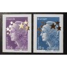 FRANCE 2012 LOT 2 TIMBRES 4662K 4682L MAXI MARIANNE EUROPE MONDE neufs** MNH
