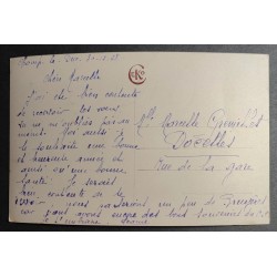 copy of CARTE POSTALE CPA FRANCE BONNE ANNEE FILLETTE BOUQUET FLEURS OLD CARD 0001