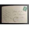 copy of CARTE POSTALE CPA FRANCE BONNE ANNEE FILLETTE BOUQUET FLEURS OLD CARD 0001
