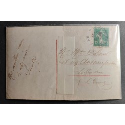 copy of CARTE POSTALE CPA FRANCE BONNE ANNEE FILLETTE BOUQUET FLEURS OLD CARD 0001