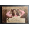 CARTE POSTALE CPA FRANCE BONNE ANNEE FILLETTE OLD CARD 0018