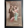 CARTE POSTALE CPA FRANCE BONNE ANNEE AMOUREUX OLD CARD 0022