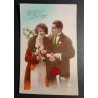 CARTE POSTALE CPA FRANCE BONNE ANNEE AMOUREUX  OLD CARD 0025