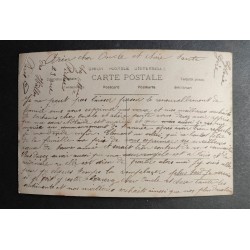 copy of CARTE POSTALE CPA FRANCE BONNE ANNEE FILLETTE BOUQUET FLEURS OLD CARD 0001