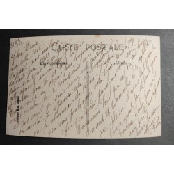 CARTE POSTALE CPA FRANCE BONNE ANNEE FILLETTES NEIGE OLD CARD 0032