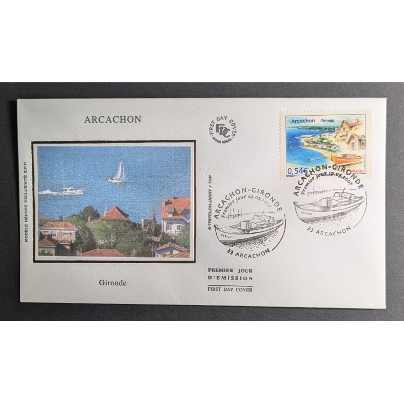 FRANCE 2007 FDC 1° JOUR TIMBRE 4057 ARCACHON GIRONDE