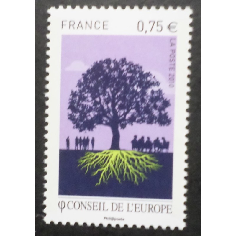 copy of FRANCE, 2003, timbre de SERVICE 128, UNESCO, LAPONIE, RENNE, neuf** MNH