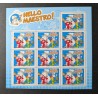 FRANCE 2017 BLOC FEUILLET 139 TIMBRES HELLO MAESTRO NABOT BD COMICS neuf** MNH