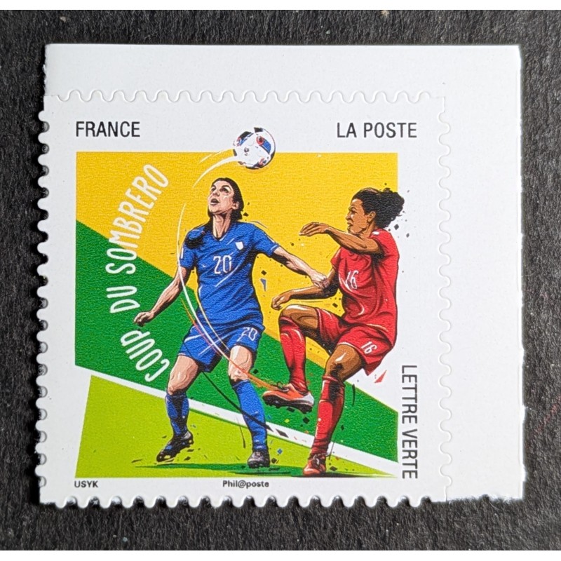 FRANCE 2016 TIMBRE AUTOADHESIF NEUF** 1279 EURO FOOTBALL LE COUP DU SOMBRERO MNH