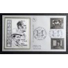 FRANCE 1986 FDC 1° JOUR 2 TIMBRES 2439 2434 CELEBRITES CLAIR LINDER CINEMA