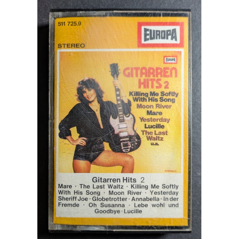 CASSETTE AUDIO TAPE VINTAGE GITTARREN HITS 2