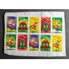 copy of FRANCE 2016 LOT SERIE 12 TIMBRES AUTOADHESIFS 1258/1269 OBLITERES FRAGMENT ART