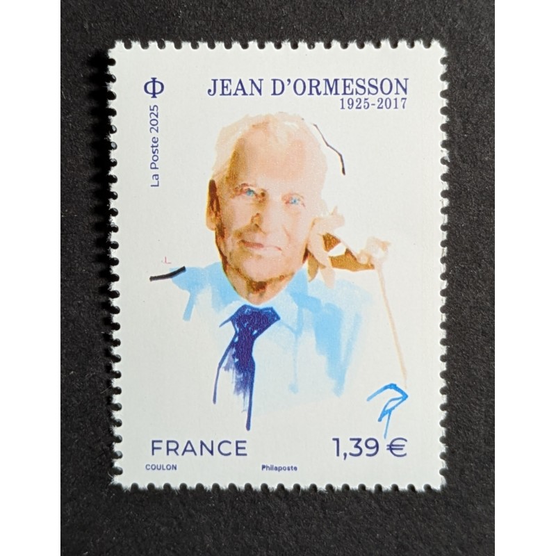 FRANCE 2025 TIMBRE CELEBRITE JEAN ORMESSON PHILOSOPHE neuf** MNH