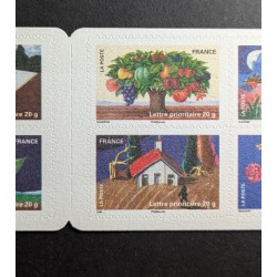 copy of FRANCE 2011 VARIETE ARBRE EN FEU CARNET TIMBRES FETE TERRE AUTOADHESIFS neuf** A