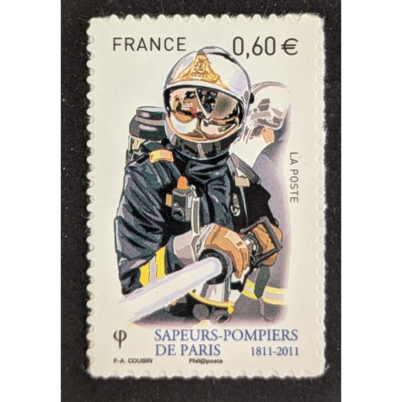 FRANCE 2011 TIMBRE AUTOADHESIF 601 BRIGADE SAPEURS POMPIERS PARIS neuf** MNH