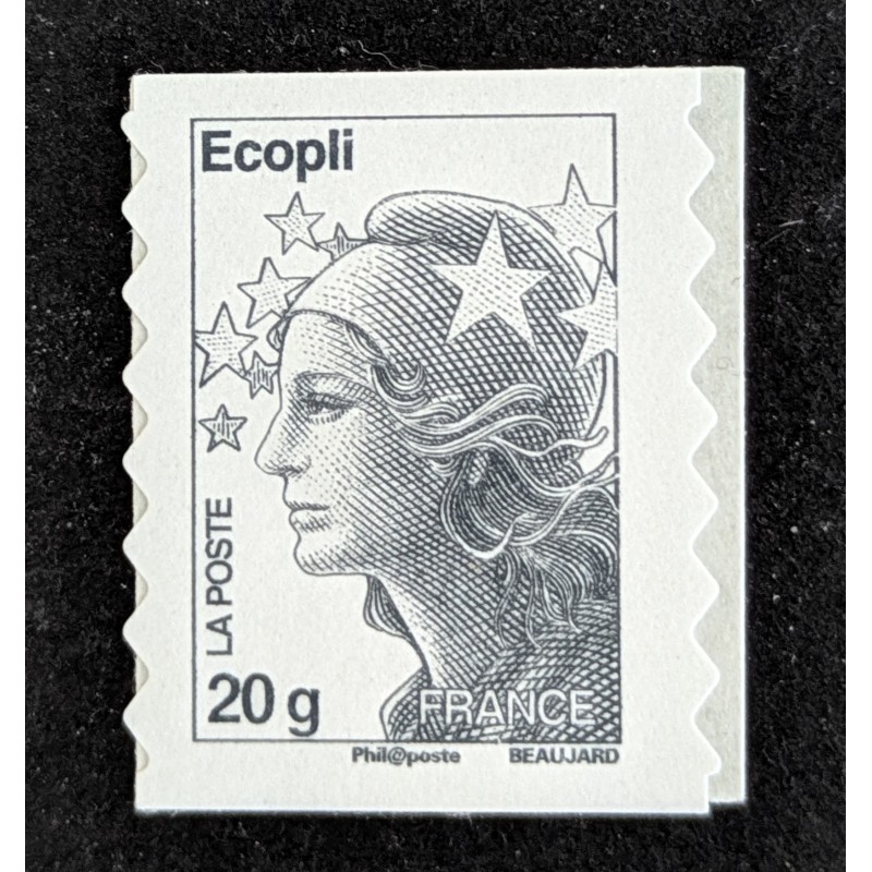 FRANCE 2011 TIMBRE 591 AUTOADHESIF MARIANNE BEAUJARD ECOPLI neuf** MNH STAMP